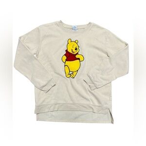 Winnie the Pooh ivory crew neck sweatshirt